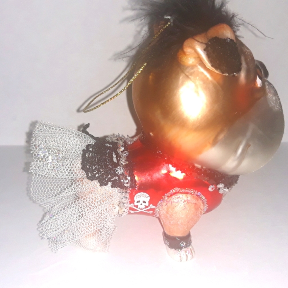 Bulldog ornament